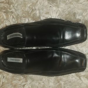 Men's black Steve Madden Square Toe Shoes